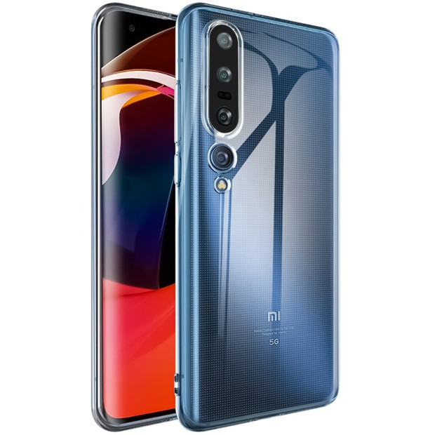Силіконовий чохол Virgin для Xiaomi Mi 10  /  Mi 10 Pro (прозорий)