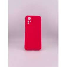 Силіконовий чохол Original Xiaomi Redmi Note 12S 4G (ShutCam) (Малиновий)