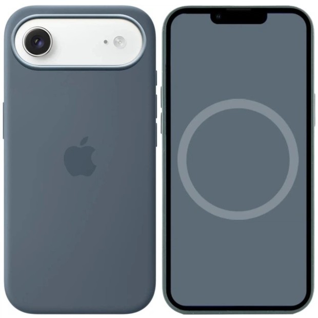 Чехол Silicone Case with MagSafe Apple iPhone 17 Air (Anchor Blue)