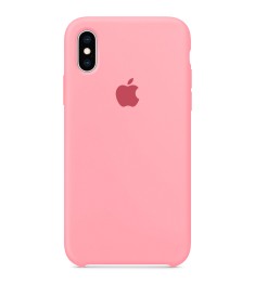 Силіконовий оригінальний чохол Apple для iPhone XS Max (14) рожевий