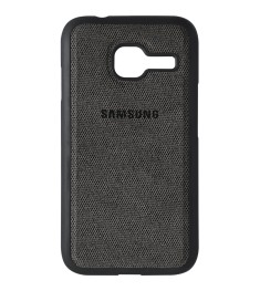 Силикон Textile Samsung Galaxy J1 Mini J105 (Чёрный)