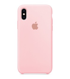 Силіконовий оригінальний чохол Apple для iPhone XS Max (08) Рожевий пісок