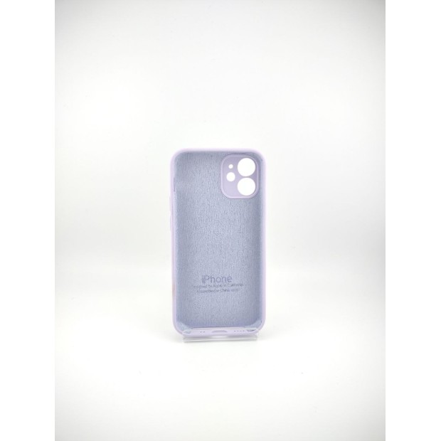 Оригінальний силіконовий чохол RoundCam для Apple iPhone 12 Mini (71) кольору світлого гліцину