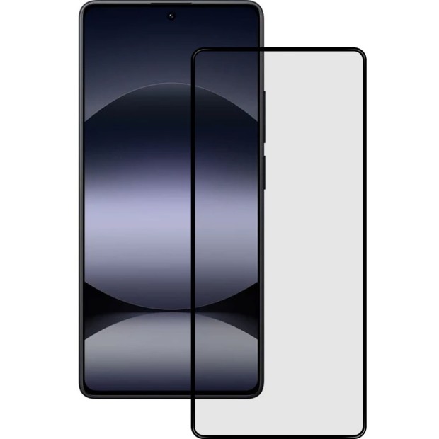 Захисне скло 5D Standard для Xiaomi Redmi Note 14S Чорного кольору