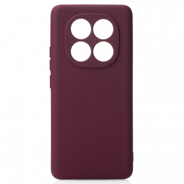 Силикон Original Xiaomi Redmi Note 14 Pro (ShutCam) (Бордовый)