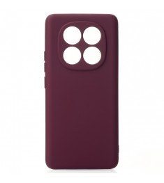 Силикон Original Xiaomi Redmi Note 14 Pro (ShutCam) (Бордовый)