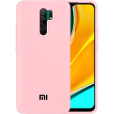 Силіконовий оригінальний 360-чохол Logo для Xiaomi Redmi 9 (Рожевий)