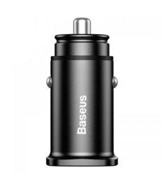 АЗУ-адаптер Baseus Square Metal QC 3.0 30W 2USB (Чёрный) CCALL-DS01