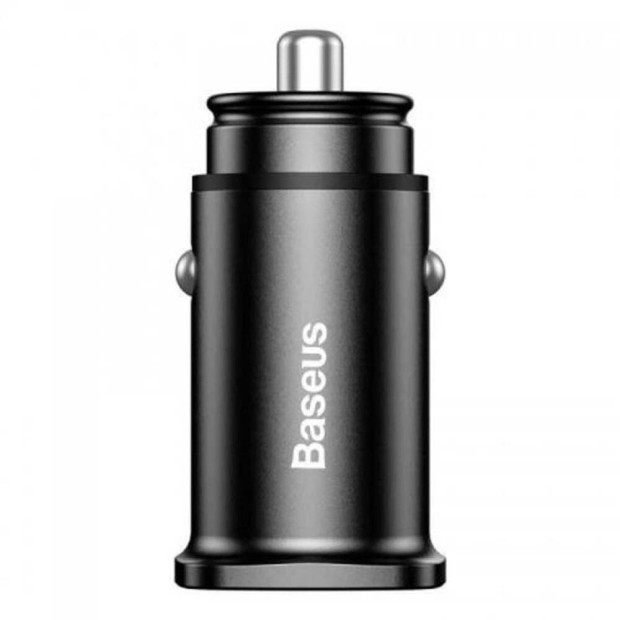 АЗУ-адаптер Baseus Square Metal QC 3.0 30W 2USB (Чёрный) CCALL-DS01