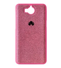 Силикон Textile Huawei Y5 (2017) (Розовый)