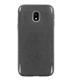 Силикон Glitter Samsung Galaxy J5 (2017) J530 (Чёрный)