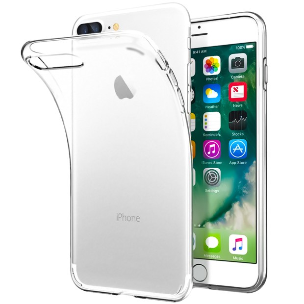 Силикон WS Apple iPhone 7 Plus / 8 Plus (Прозрачный)