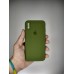 Силіконовий чохол Original RoundCam для Apple iPhone X  /  XS (46) в кольорі Deep Green.