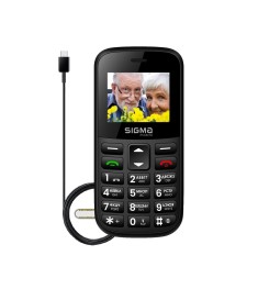 Мобільний телефон Sigma Comfort 50 Easy (Black) (Уцінка) (1 Категорія)