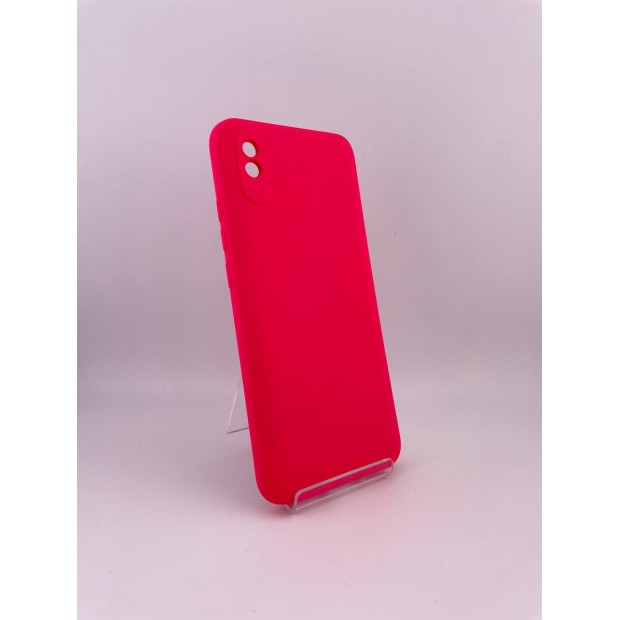 Силіконовий чохол Original Xiaomi Redmi 9A (ShutCam) (Малиновий)