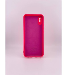 Силіконовий чохол Original Xiaomi Redmi 9A (ShutCam) (Малиновий)