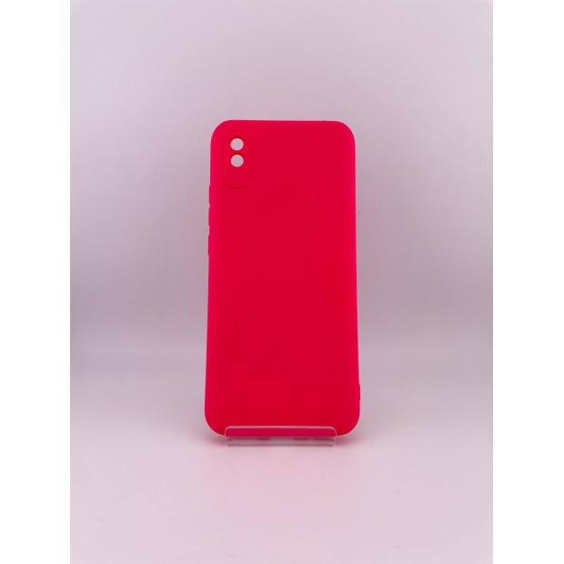 Силіконовий чохол Original Xiaomi Redmi 9A (ShutCam) (Малиновий)