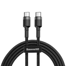 USB-кабель Baseus Cafule PD 2.0 60W (2м) (Type-C на Type-C) (Чорний / Сірий) CATKLF-HG1