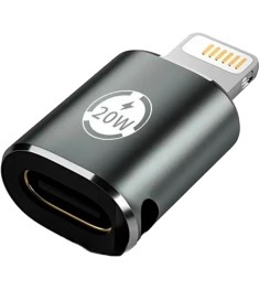 OTG-перехідник XoKo AC-015m 20W (Type-C - Lightning) (Чорний) XK-AC-015m