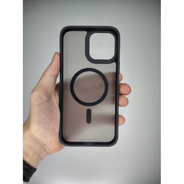 Чохол Totu Pjur Magsafe для Apple iPhone 13 Pro Max (Чорний)