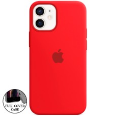 Силіконовий оригінальний чохол круглої форми для Apple iPhone 12 Mini (05) червоного кольору (Product RED) Силіконовий оригінальний чохол круглої форми для Apple iPhone 12 Mini (05) червоного кольору (Product RED)