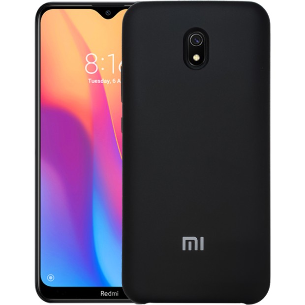 Силикон Original 360 Case Logo Xiaomi Redmi 8A (Чёрный)