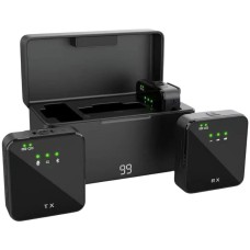 Беспроводной микрофон петличный XoKo K100 2шт (Lightning / Type-C) (Чёрный) K100-BK