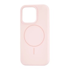 Силикон Original Round Case with MagSafe Apple iPhone 16 Pro (76) Chalk Pink