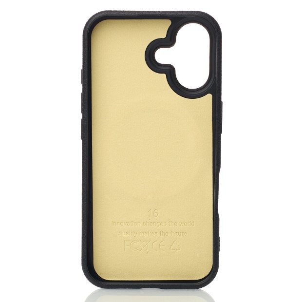 Чохол Beats Leather Textured MagSafe для Apple iPhone 15 Pro (Чорний)