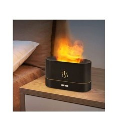 Увлажнитель воздуха и ночник 2in1 Perfume Flame (Black/Orange)