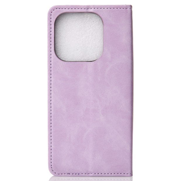 Чехол-книжка Leather Elegant Xiaomi 17 (Тёмная фиалка)