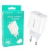 Charger adapter USB Borofone BA38A Plus PD 3.0 (1Type-C) (White)