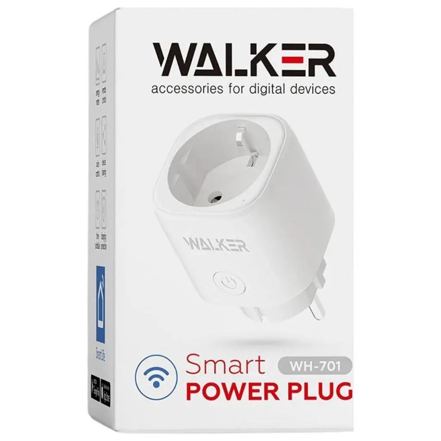 Розумна розетка Walker WH-701 (Біла)