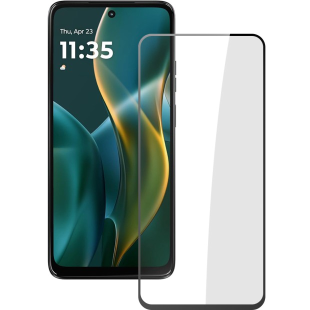 5D Standard Motorola G (2025) Чорне захисне скло