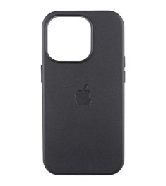 Чохол Leather Case з Magsafe для Apple iPhone 16 Pro Max (чорний)