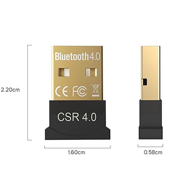 USB-адаптер Bluetooth Ресивер CSR 4.0 RS071 (Чёрный)