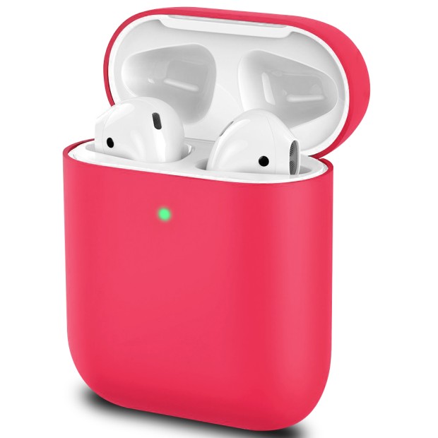 Чохол для навушників Slim Case Apple AirPods (04) Rose Red