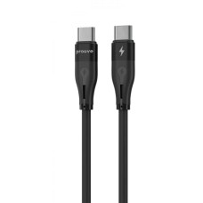 USB-кабель Proove Soft Silicone 60W (1m) (Type-C to Type-C) (Black)