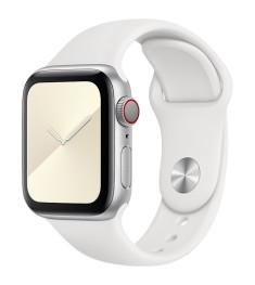 Apple Watch Silicone Strap 42  /  44  /  45  /  49mm (06) White