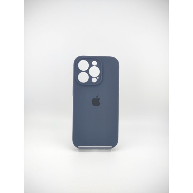 Оригінальний силіконовий чохол RoundCam для Apple iPhone 14 Pro (09) кольору Midnight Blue Оригінальний силіконовий чохол RoundCam для Apple iPhone 14 Pro (09) кольору Midnight Blue