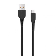 USB-кабель Walker C315 (1м) (Type-C) (Чорний)