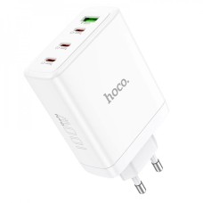 Hoco N31 Leader PD100W 3Type-C  /  1USB Charger Adapter (White)