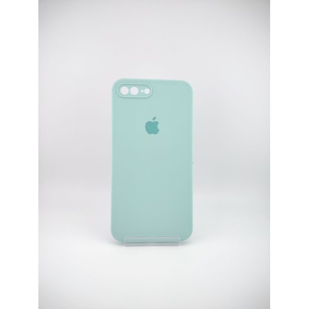 Силикон Original Square RoundCam Case Apple iPhone 7 Plus / 8 Plus (21) Turqouise