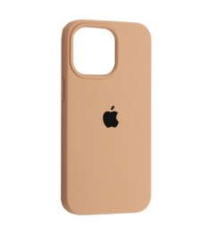 Силикон Original Round Case Apple iPhone 15 Pro Max (65) Beige