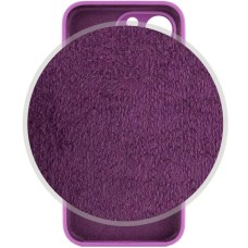 Силіконовий оригінальний чохол RoundCam для Apple iPhone 15 Pro Max (28) Brinjal