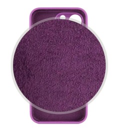 Силіконовий оригінальний чохол RoundCam для Apple iPhone 15 Pro Max (28) Brinjal..