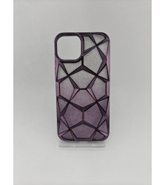Накладка 3D Prism Metal Apple iPhone 13  /  14 (Аметист)