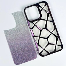 Накладка 3D Prism Metal Apple iPhone 13 / 14 (Amethyst)