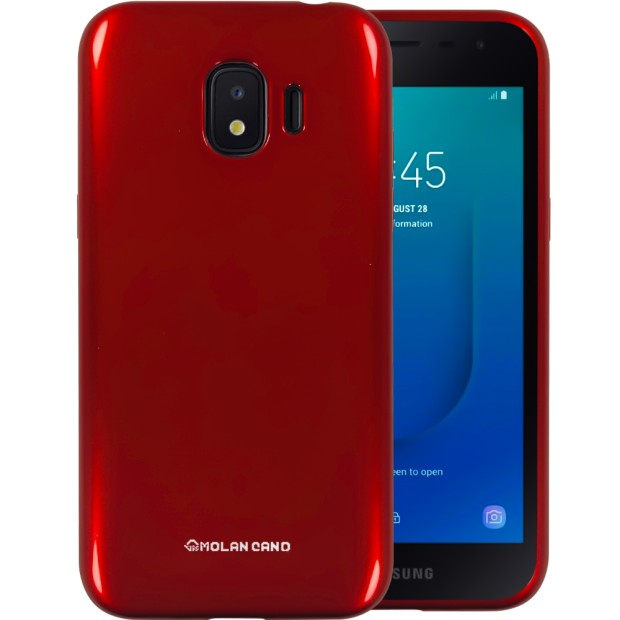 Силікон Molan Shining для Samsung Galaxy J2 (2018) J250 (Червоний)