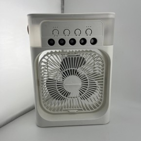 Настільний вентилятор-зволожувач Mini Cooling Fan LED (Білий) (Уцінка) (Категорія 1)